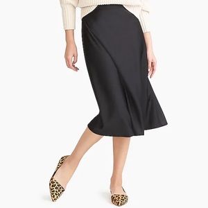 J. Crew- pull on bias midi skirt- medium